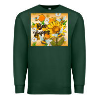 Sports Green bee happy Premium Sweatshirt - MaliasSmallBusiness