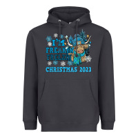 Smoke i'm freakin freezin christmas 2023 Heavyweight Hoodie - NancyCooperArtShop