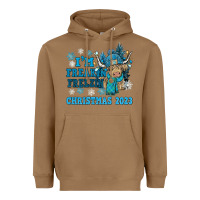 Toasted Coconut i'm freakin freezin christmas 2023 Heavyweight Hoodie - NancyCooperArtShop