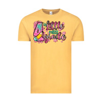 Vintage Mustard little miss 4th grade Vintage Tee - Zillion Design Studio