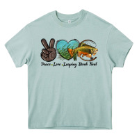 Arona Peace Love Leaping Brook Trout Heavy Core Tee - LillyAllenDesigns