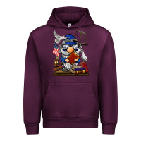 Mauve Wine judge  gnome Urban Hoodie - BarkalooDesign