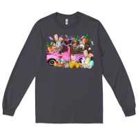 Smoke easter day farm animals truck Long Sleeve Tee - RacoonDesign