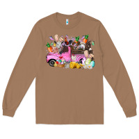 Toasted Coconut easter day farm animals truck Long Sleeve Tee - RacoonDesign