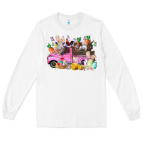 White easter day farm animals truck Long Sleeve Tee - RacoonDesign