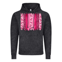 Vintage Black Breast Cancer Brushstrokes Vintage Hoodie - RanaPortraitStore
