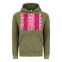 Breast Cancer Brushstrokes Vintage Hoodie | Teevron