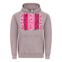 Vintage Zinc Breast Cancer Brushstrokes Vintage Hoodie - RanaPortraitStore