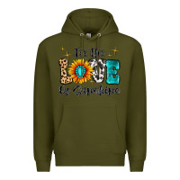 Army Green For The Love Of Sunshine Premium Hoodie - MaliasSmallBusiness