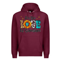Burgundy For The Love Of Sunshine Premium Hoodie - MaliasSmallBusiness
