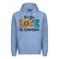 Colony Blue For The Love Of Sunshine Premium Hoodie - MaliasSmallBusiness