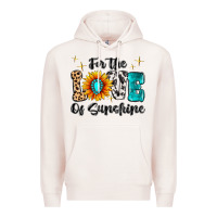 Pale Pink For The Love Of Sunshine Premium Hoodie - MaliasSmallBusiness