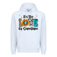 White For The Love Of Sunshine Premium Hoodie - MaliasSmallBusiness