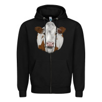 Black simmental Zipper Hoodie - JahusDesignShop