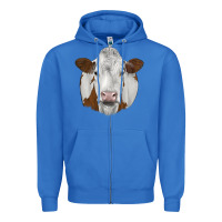 True Royal simmental Zipper Hoodie - JahusDesignShop