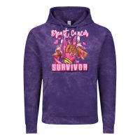 Cloud Purple Breast Cancer survivor afro girl sneakers Vintage Hoodie - RanaPortraitStore
