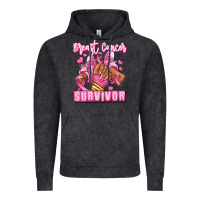 Vintage Black Breast Cancer survivor afro girl sneakers Vintage Hoodie - RanaPortraitStore
