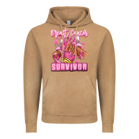Vintage Camel Breast Cancer survivor afro girl sneakers Vintage Hoodie - RanaPortraitStore