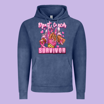 Breast Cancer Survivor Afro Girl Sneakers Vintage Hoodie Designed By Ranaportraitstore