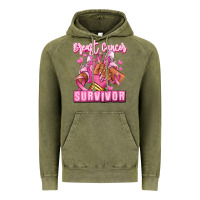 Vintage Olive Breast Cancer survivor afro girl sneakers Vintage Hoodie - RanaPortraitStore
