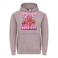 Vintage Zinc Breast Cancer survivor afro girl sneakers Vintage Hoodie - RanaPortraitStore