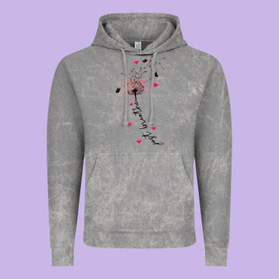 Just Breathe Vintage Hoodie Designed By Jahusdesignshop