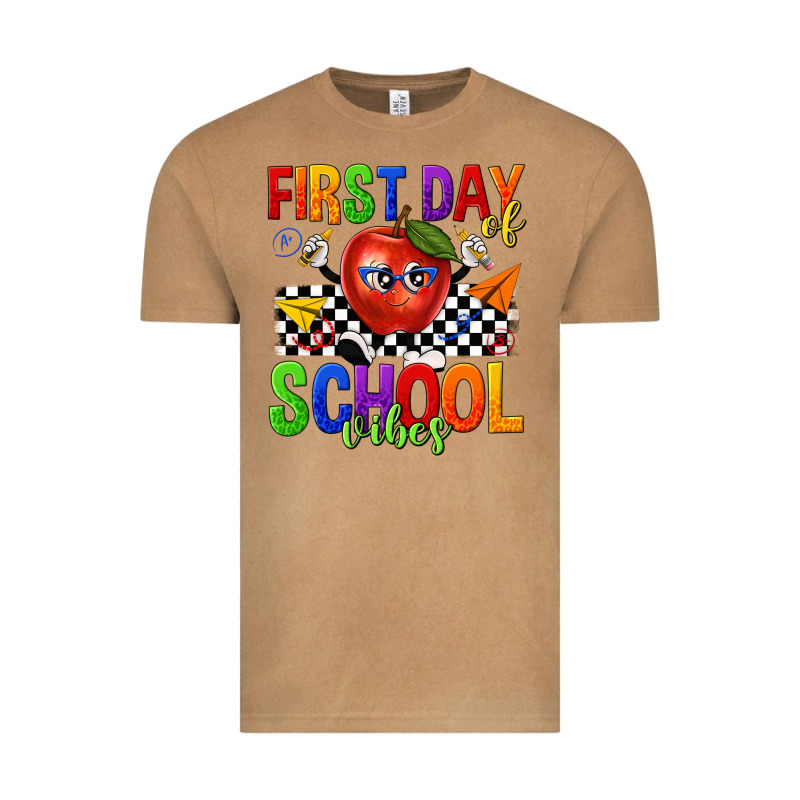 First Day Of School Vibes Vintage Tee by texasbilliewilder | Teevron