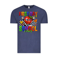Vintage Denim first day of school vibes Vintage Tee - texasbilliewilder
