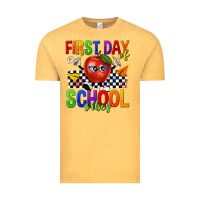 Vintage Mustard first day of school vibes Vintage Tee - texasbilliewilder
