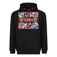 Black Nurse Heavyweight Hoodie - LillyAllenDesigns