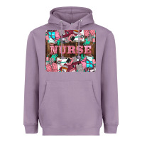 Lavender Nurse Heavyweight Hoodie - LillyAllenDesigns