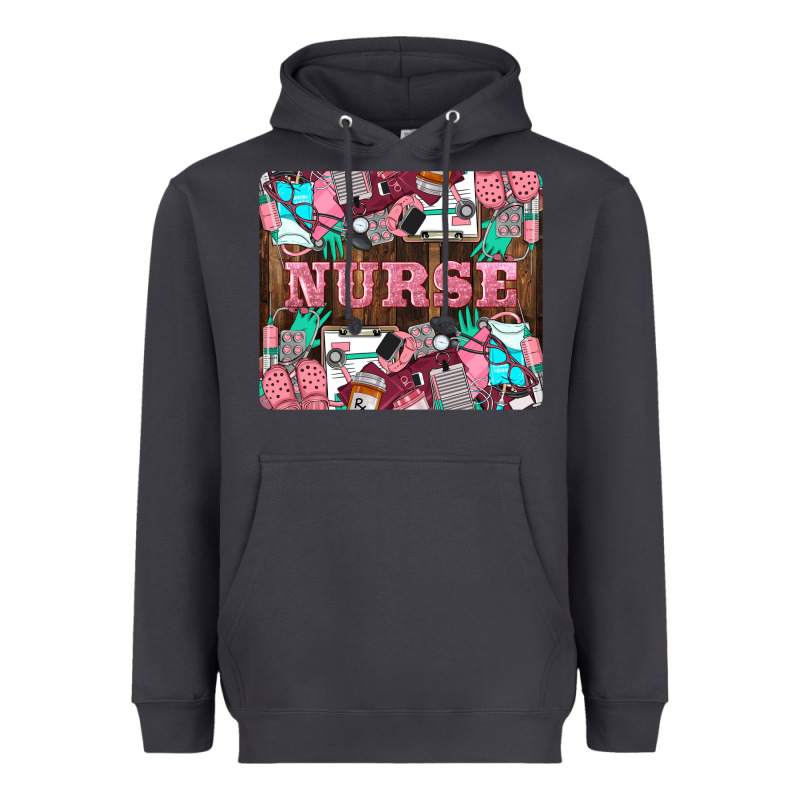 Nurse Heavyweight Hoodie by LillyAllenDesigns | Teevron
