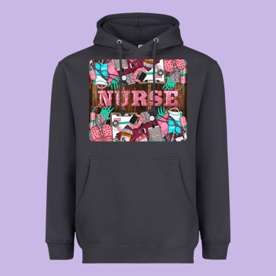 Nurse Heavyweight Hoodie Designed By Lillyallendesigns