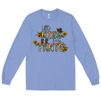 Colony Blue little mıss sassy pants Long Sleeve Tee - CowhideDigitalArt