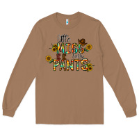 Toasted Coconut little mıss sassy pants Long Sleeve Tee - CowhideDigitalArt