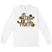 White little mıss sassy pants Long Sleeve Tee - CowhideDigitalArt