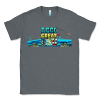 Charcoal Heather reel great dad  libbey glass Classic Tee - HRA Design Shop