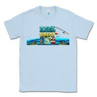 Dusty Blue reel great dad  libbey glass Classic Tee - HRA Design Shop