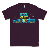 Plum reel great dad  libbey glass Classic Tee - HRA Design Shop