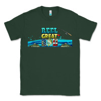 Sports Green reel great dad  libbey glass Classic Tee - HRA Design Shop