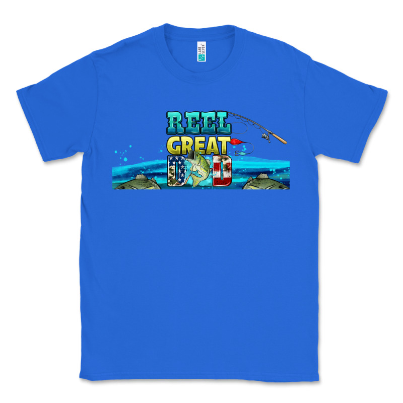 Reel Great Dad  Libbey Glass Classic Tee by HRA Design Shop | Teevron