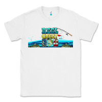 White reel great dad  libbey glass Classic Tee - HRA Design Shop