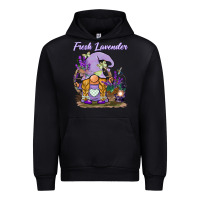 Black fresh lavender gnome Urban Hoodie - BarkalooDesign