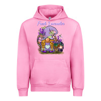 Fuchsia Pink fresh lavender gnome Urban Hoodie - BarkalooDesign