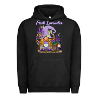 Pigment Black fresh lavender gnome Urban Hoodie - BarkalooDesign