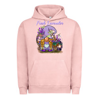 Pigment Salmon fresh lavender gnome Urban Hoodie - BarkalooDesign