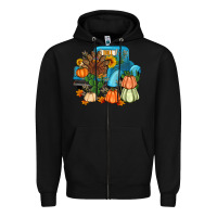 Black Thanksgiving turkey truck Zipper Hoodie - Artiststas