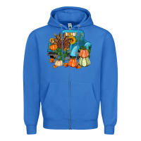 True Royal Thanksgiving turkey truck Zipper Hoodie - Artiststas