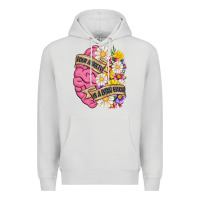 Dove Grey your anxiety is a lying bitch Premium Hoodie - MaliasSmallBusiness
