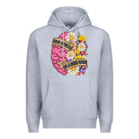 Heather Grey your anxiety is a lying bitch Premium Hoodie - MaliasSmallBusiness